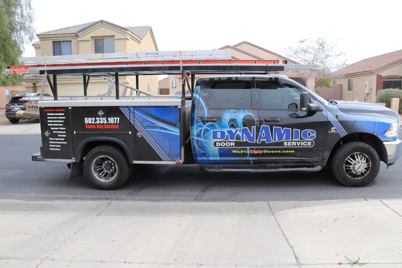 Garage Door Spring Repair Truck