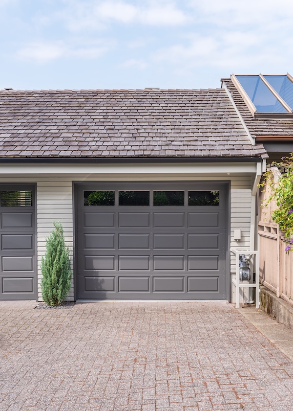 Garage Door In Luxury House